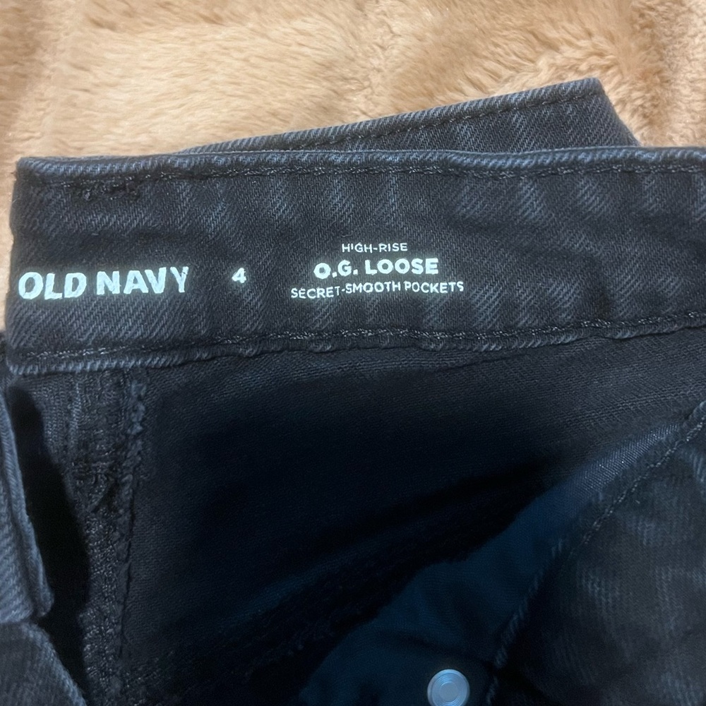 Old Navy O.G. Loose high rise jeans black - Picture 2 of 2